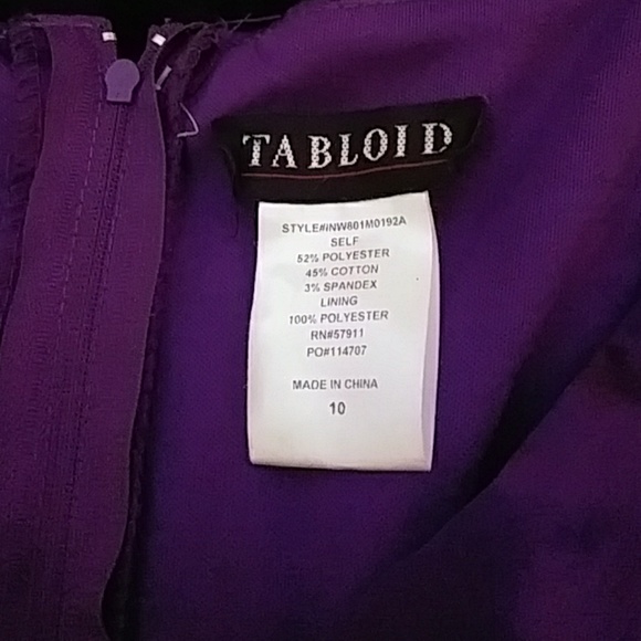 Tabloid size 10 dress - Picture 2 of 3